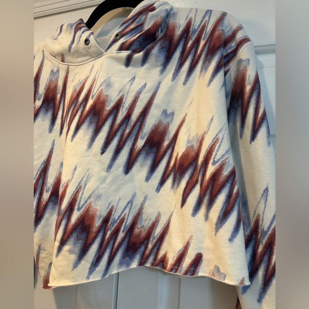 FP Movement cropped tie dye hoodie